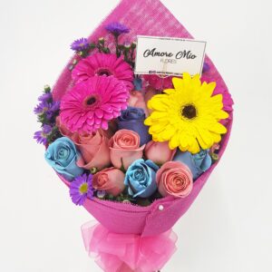 Ramo de 20 tulipanes colorido - Amore Mio Flores