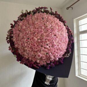 Ramo de 300 rosas color rosa