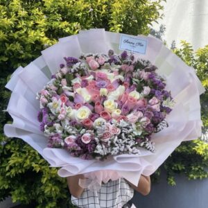 Ramo de 75 rosas tierno amor