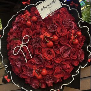 Ramo 100 rosas Cherry🍒