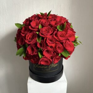 Esfera de 100 rosas rojas