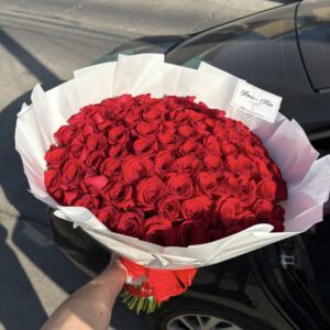 Ramo de 100 rosas rojas